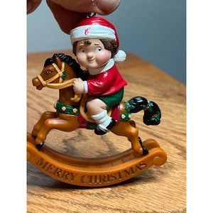 2003 Campbell Soup Kids Rocking Horse Christmas Ornament